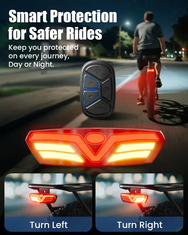 PUCKIPUPPY Electric Bike-Safety Back Light_640x800